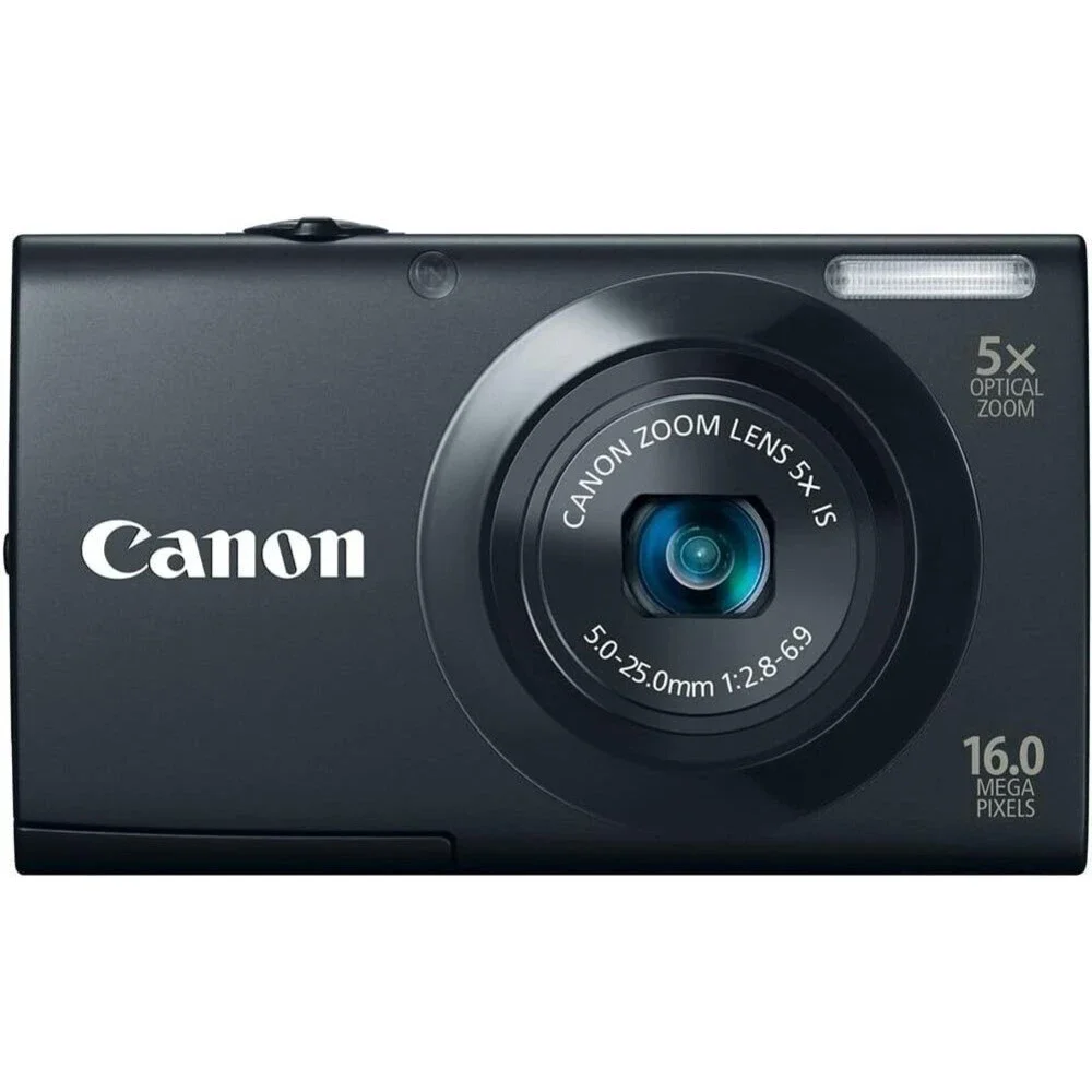 Canon PowerShot A3400 IS 16.0MP Digital Camera - Black! Does not work! for parts